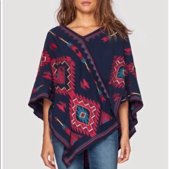 Johnny Was LA Poncho Size Medium - Picture 6 of 6